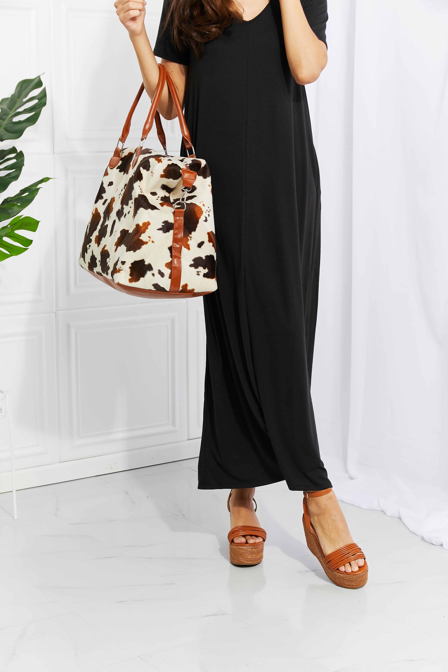 Animal Print Weekender Bag