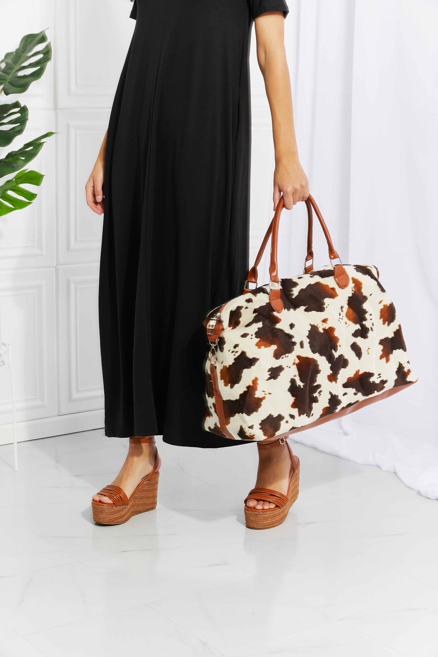 Animal Print Weekender Bag