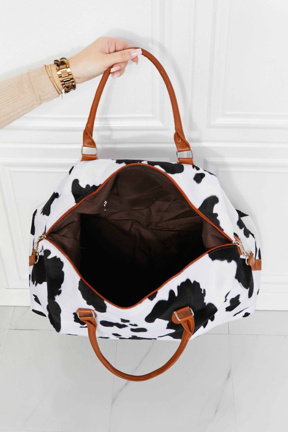 Animal Print Weekender Bag