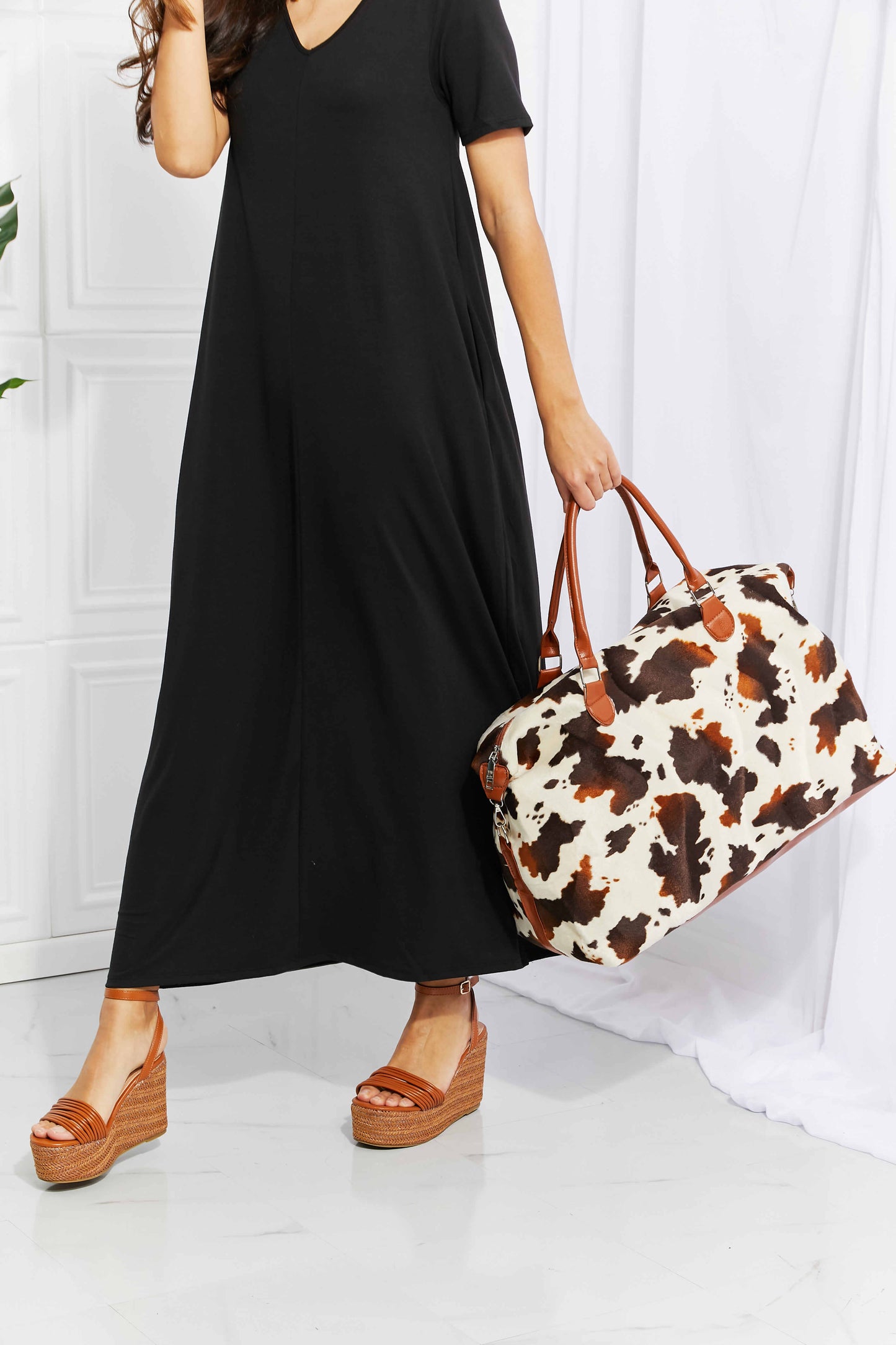 Animal Print Weekender Bag